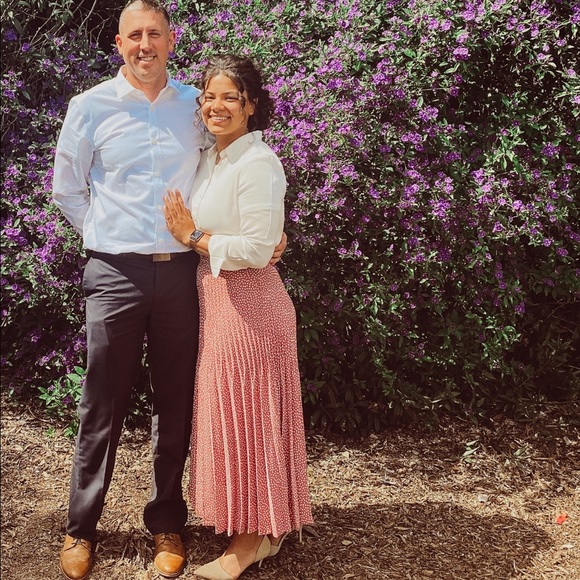 Max Studio Dot Midi Skirt - Picture 3 of 3